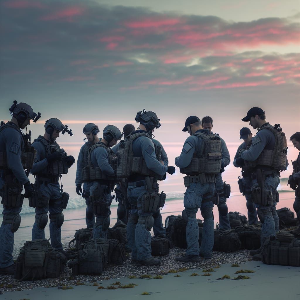 Elite Soldiers Prepare for Dawn Mission