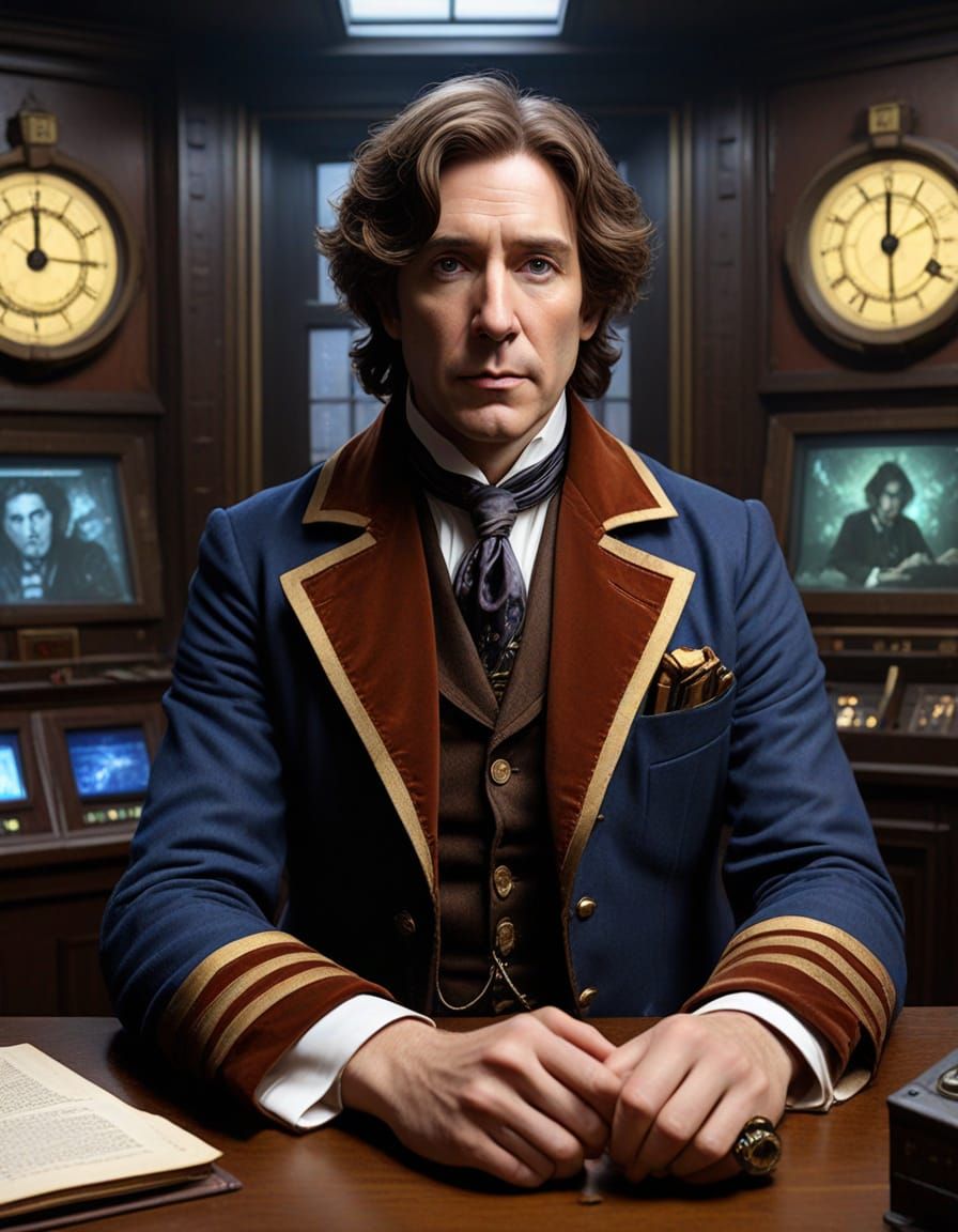 Oscar Wilde as Doctor Who: Academic Art