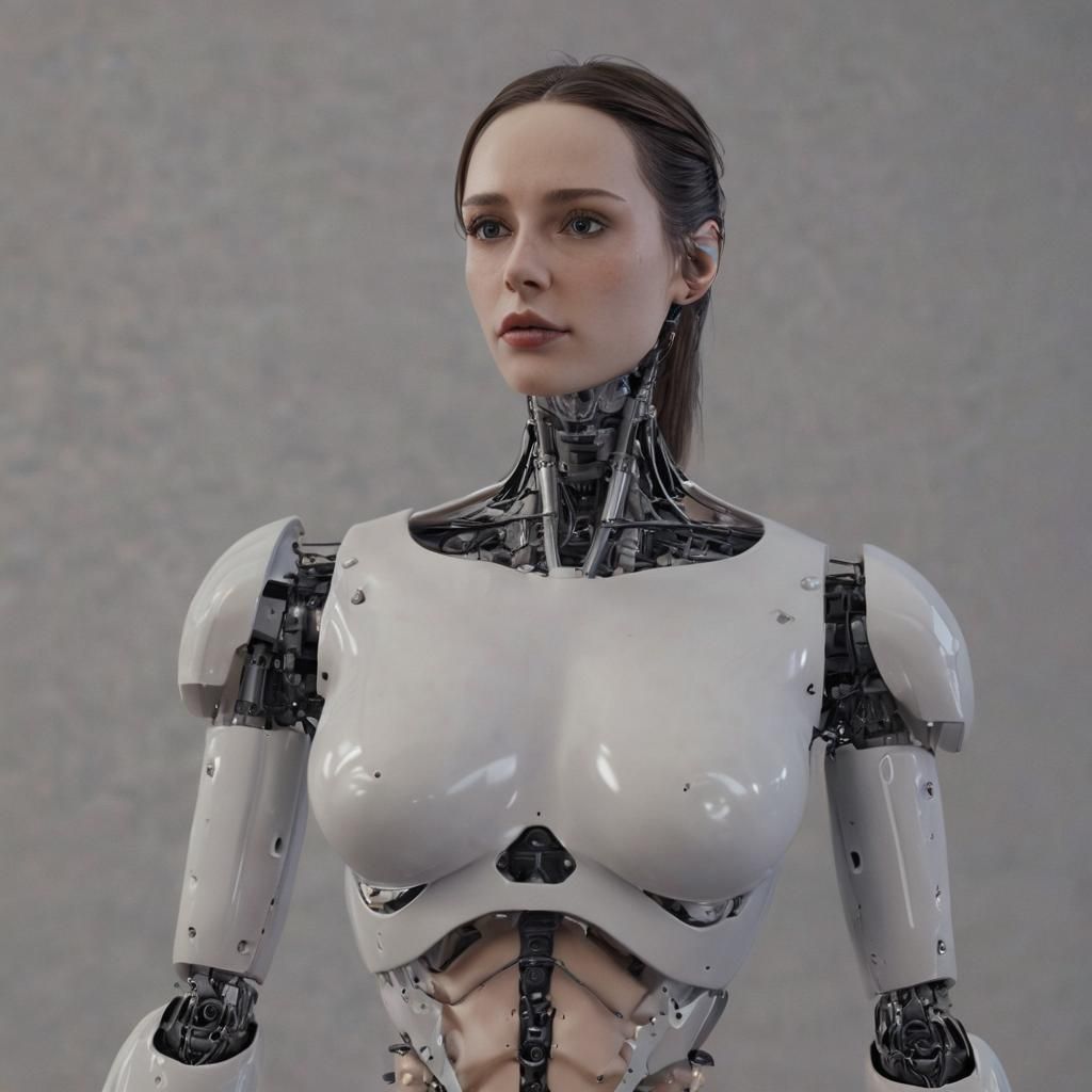 Halloween themed gift of That surreal AI woman robot pleasur...