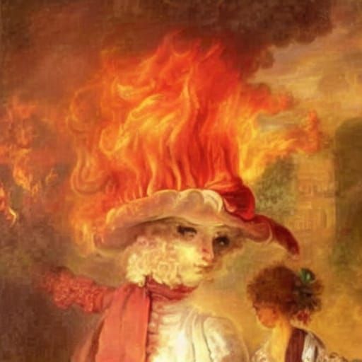 Lamb with a Firehat