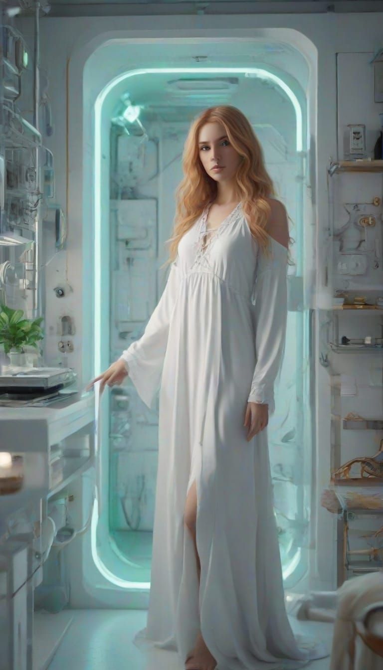 Dreaming of Tomorrow in a Futuristic Lab