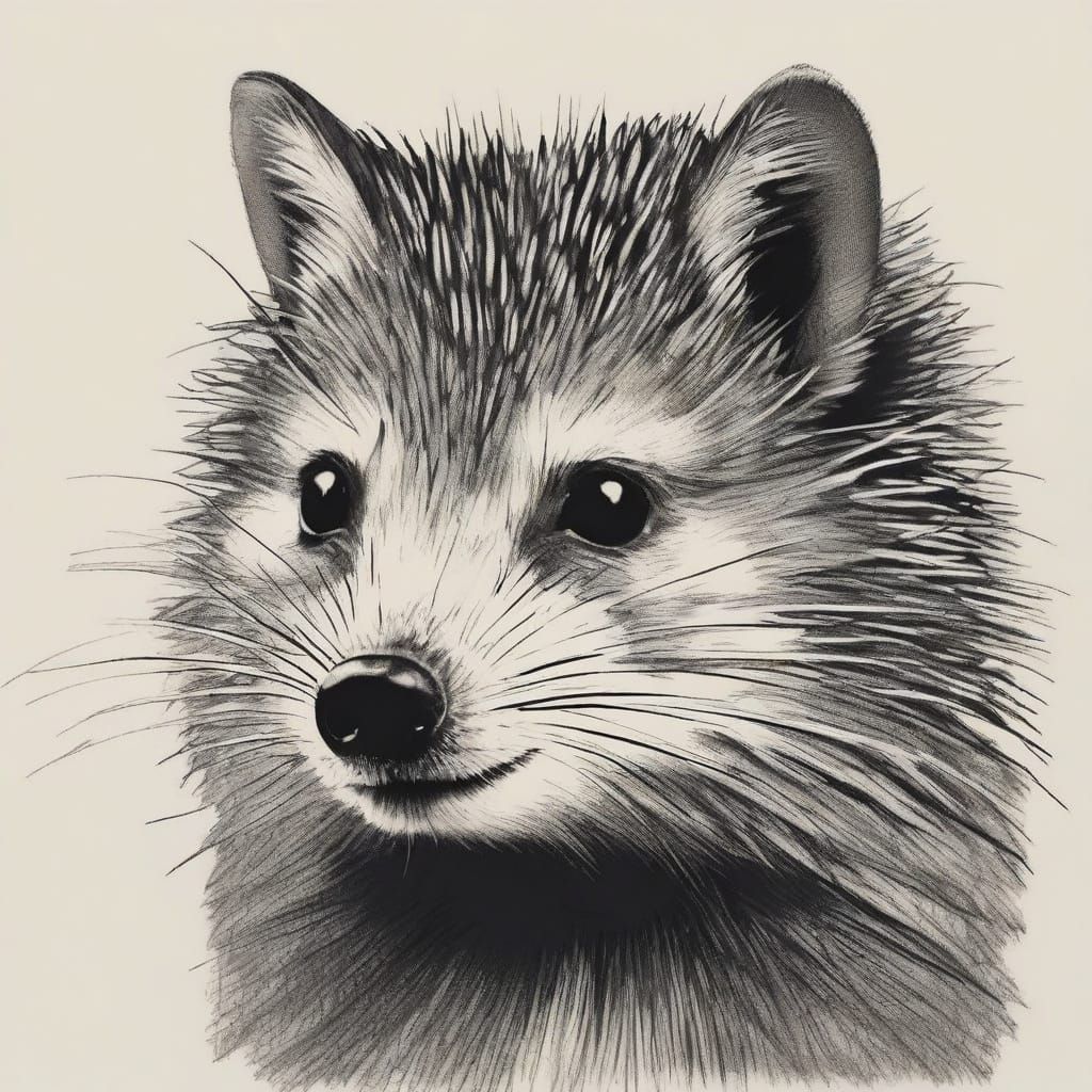 Hedgehog Imagines Being a Cat