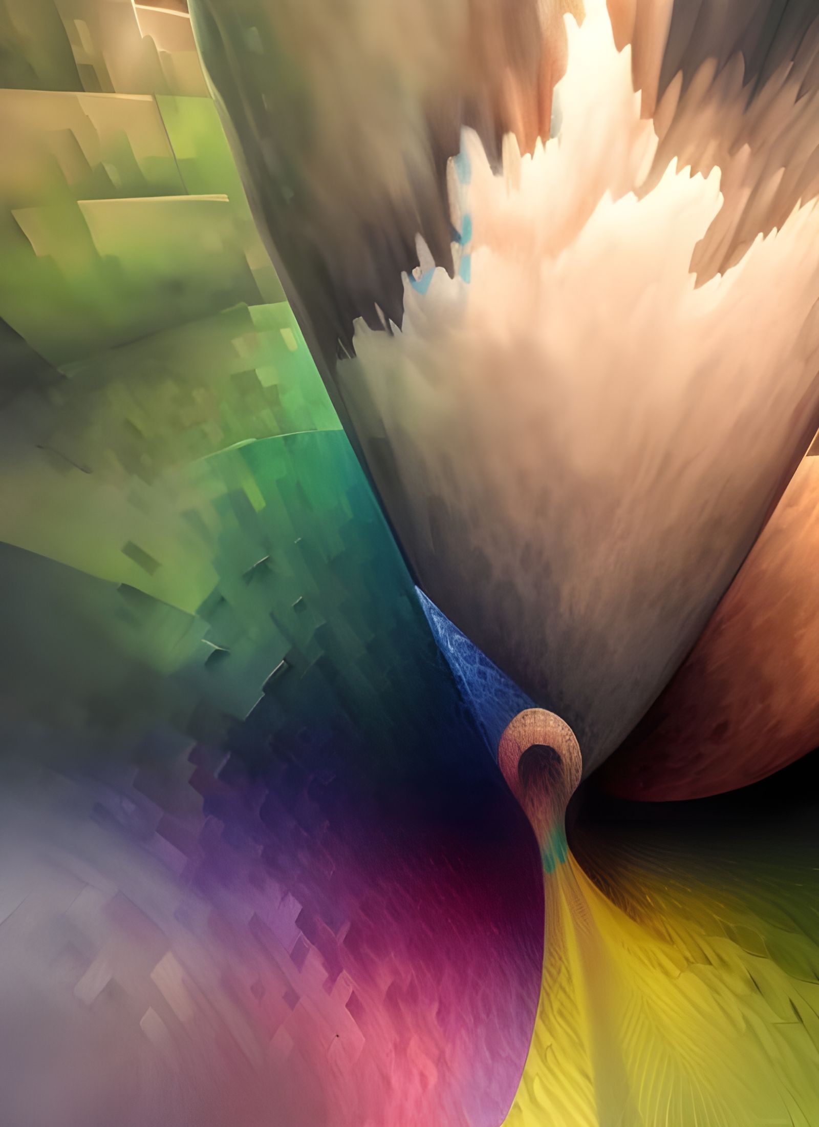 Intricate Geometric Abstract Art in 8K Resolution