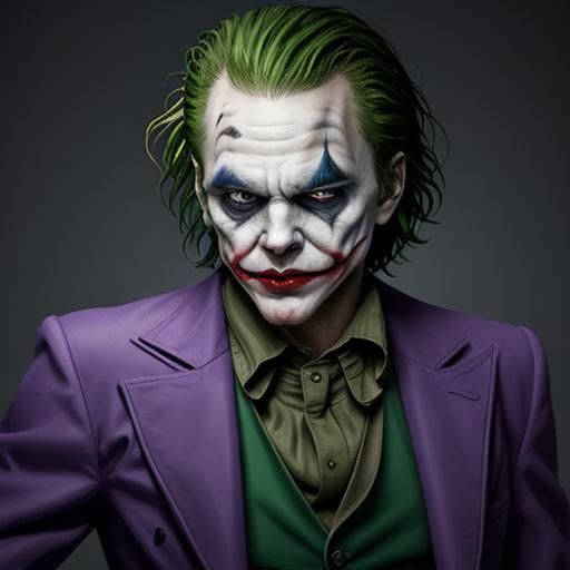 The Joker's Angry Visage
