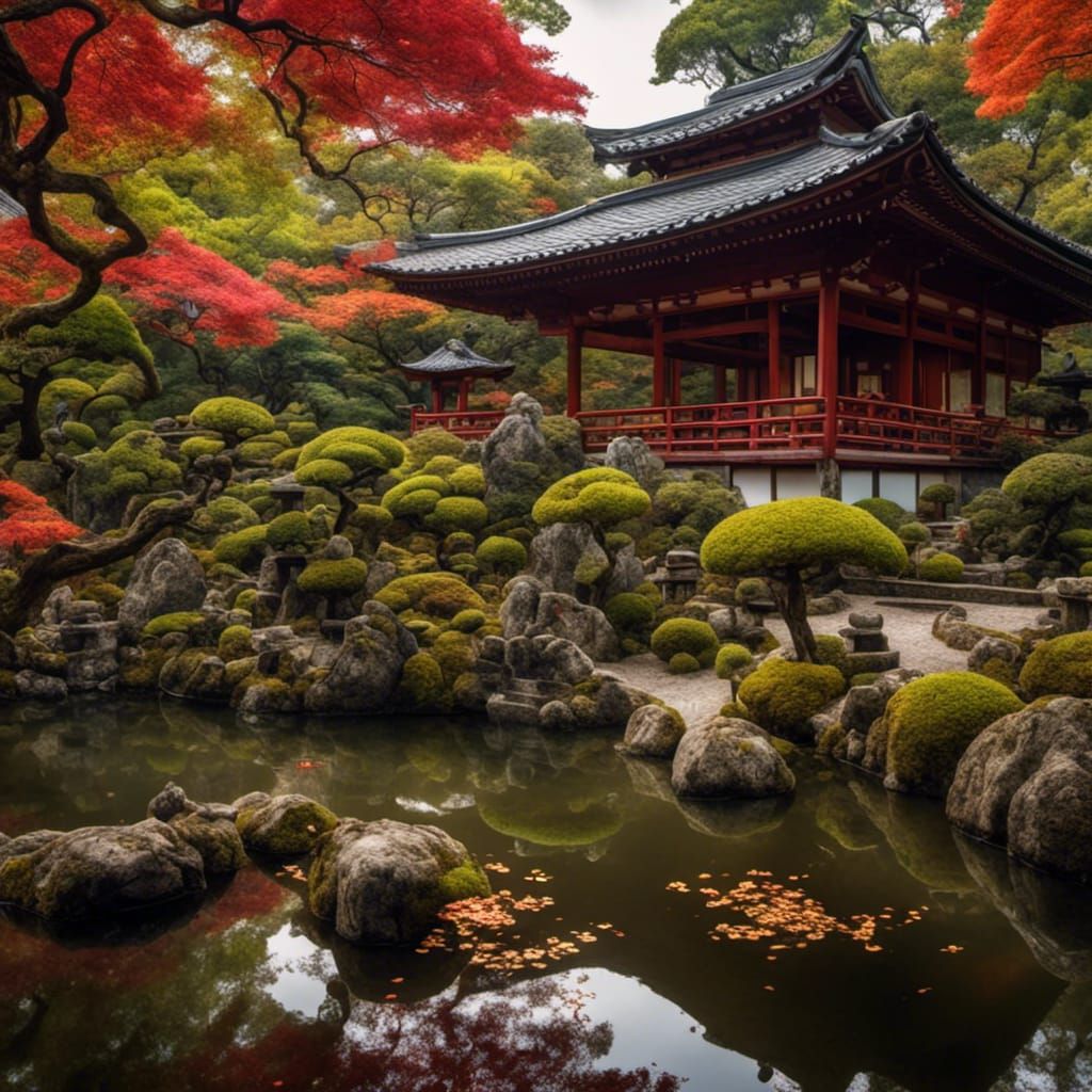 禅の庭" (Zen no Niwa