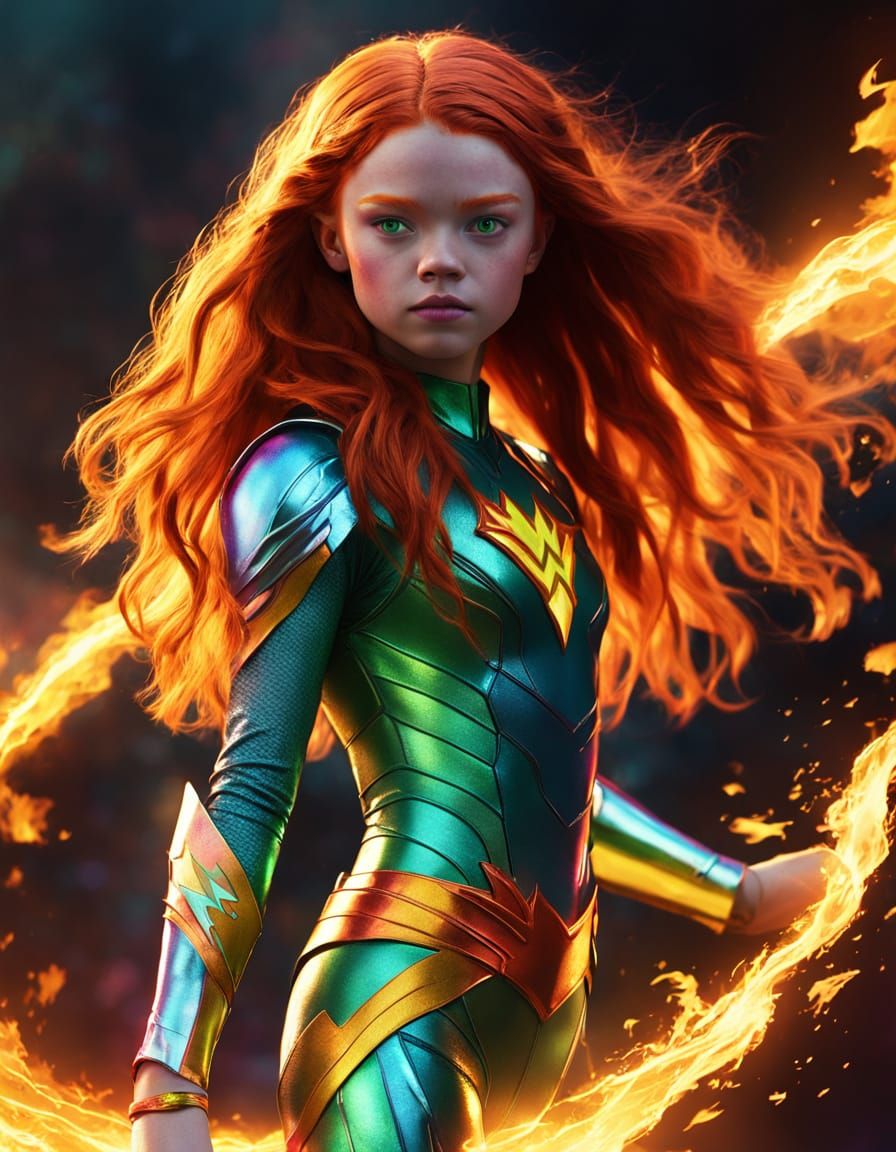 Starfire as Hyper-Realistic Digital Art