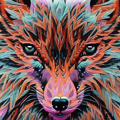 Hyperrealistic Fox Portrait in Photorealistic Style