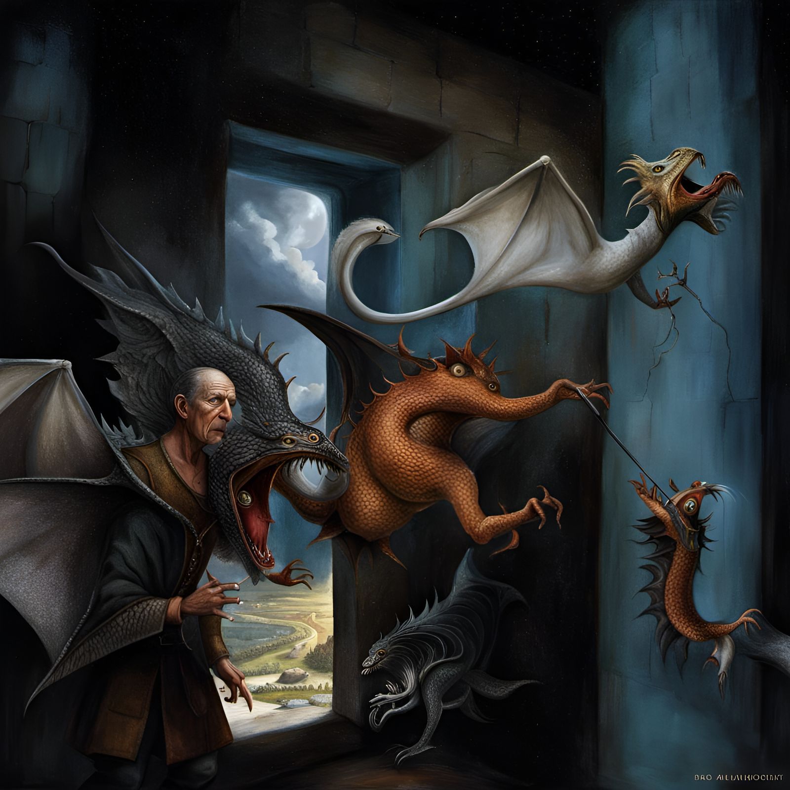 Flying Dragons in Bizarre Magical Realism
