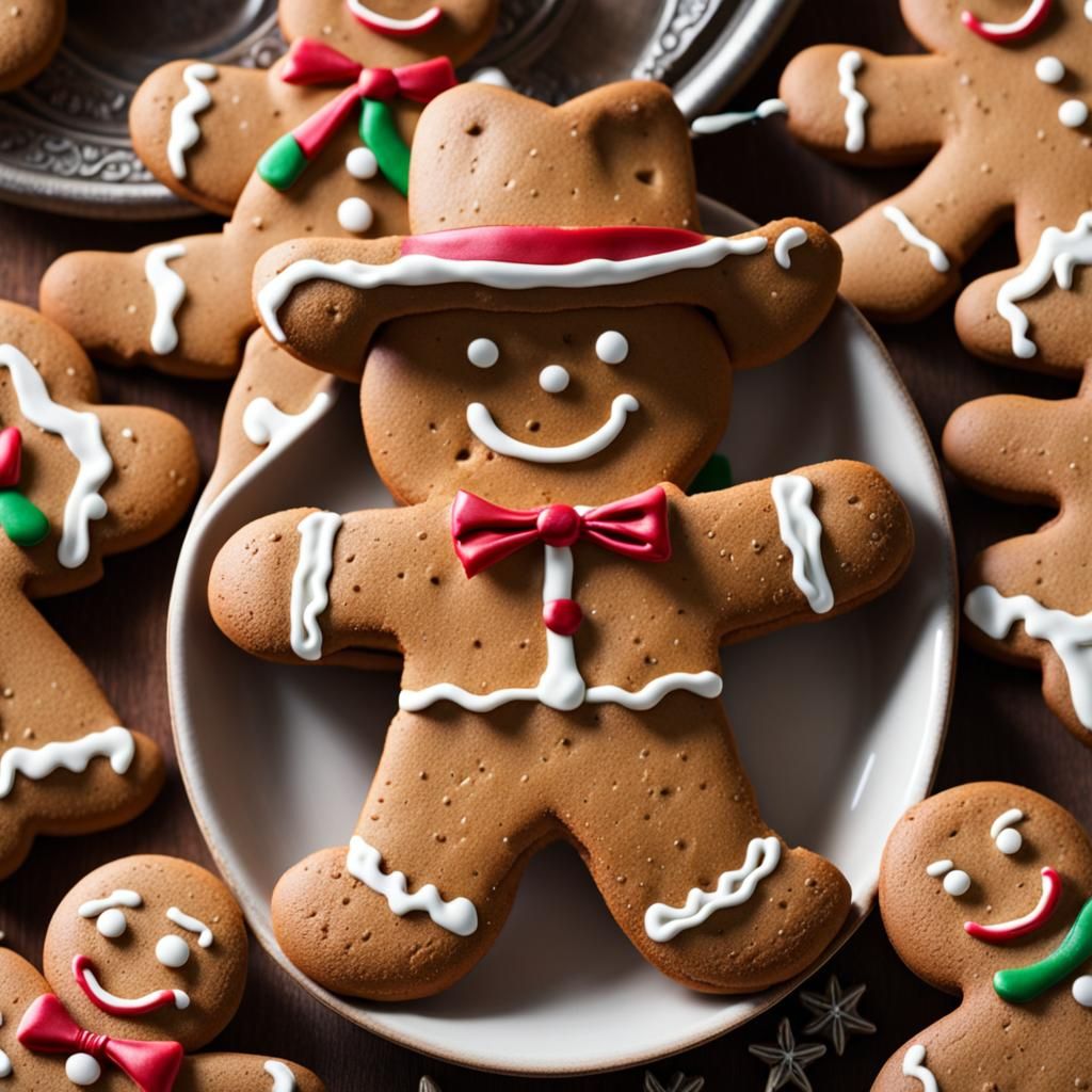Gingerbread Outlaw in the Wild West