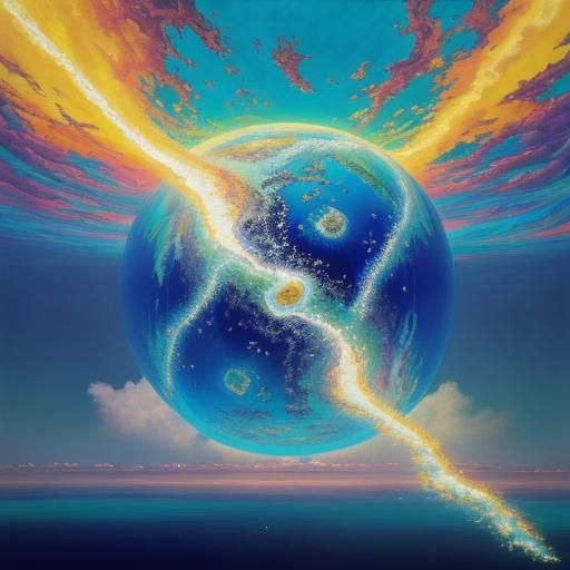 Island Paradise Revealed in Surreal Mosaic Portal