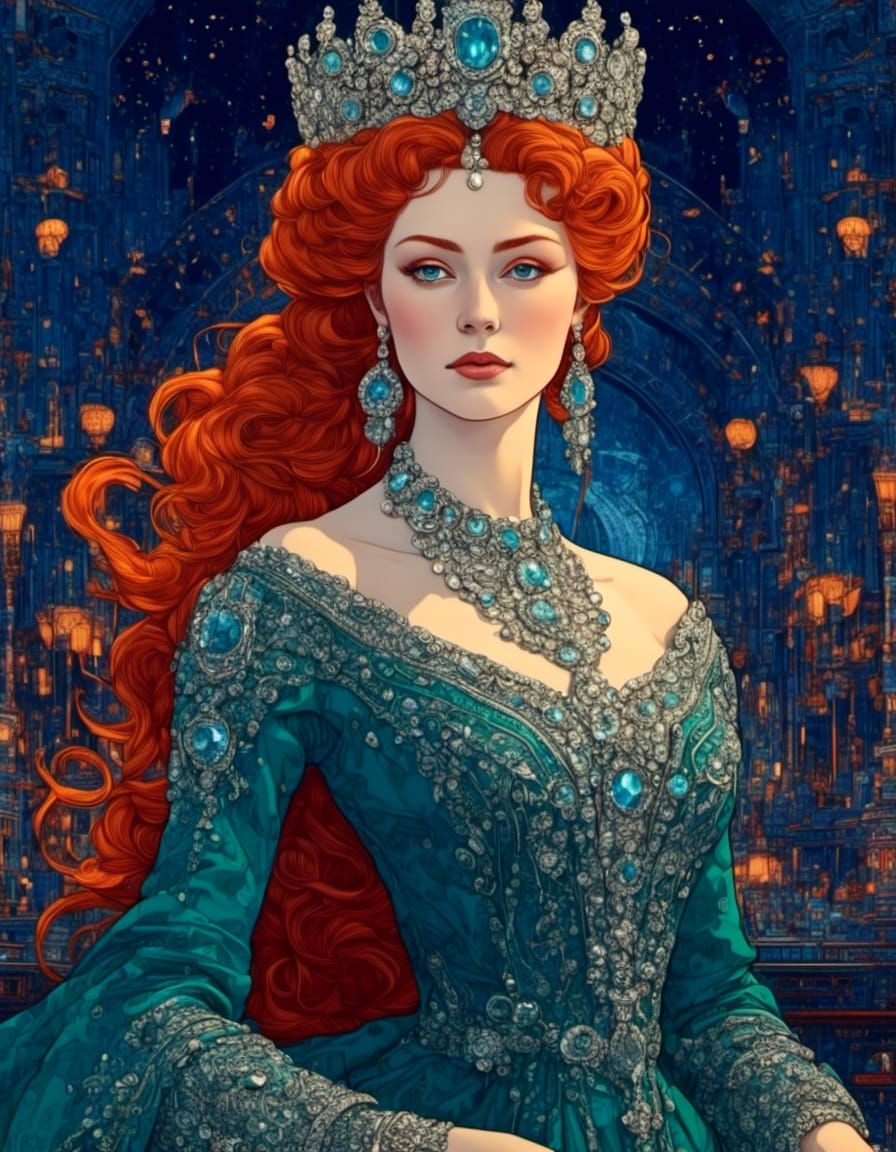 Anastasia Romanov as Empress in Enchanted Russia