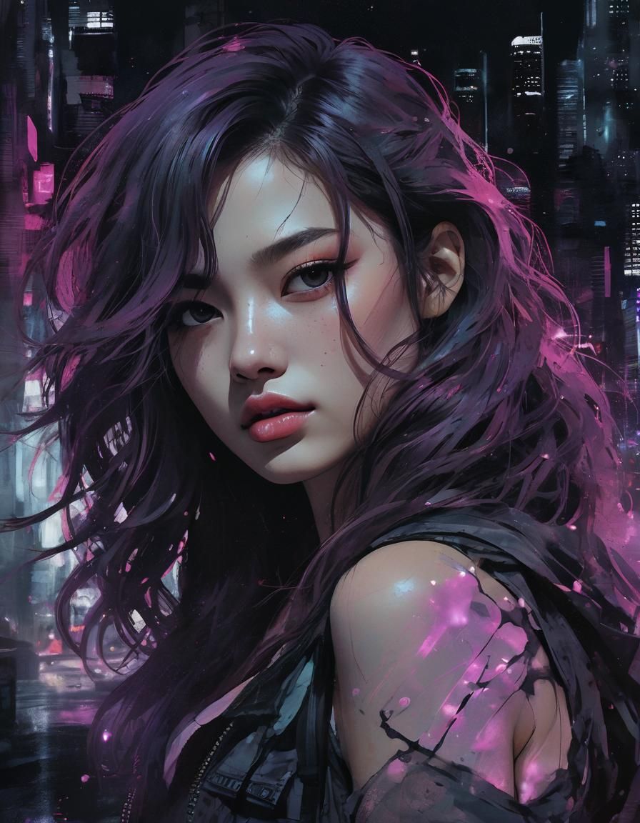 Graphic Storybook Illustration: K-Pop City Life