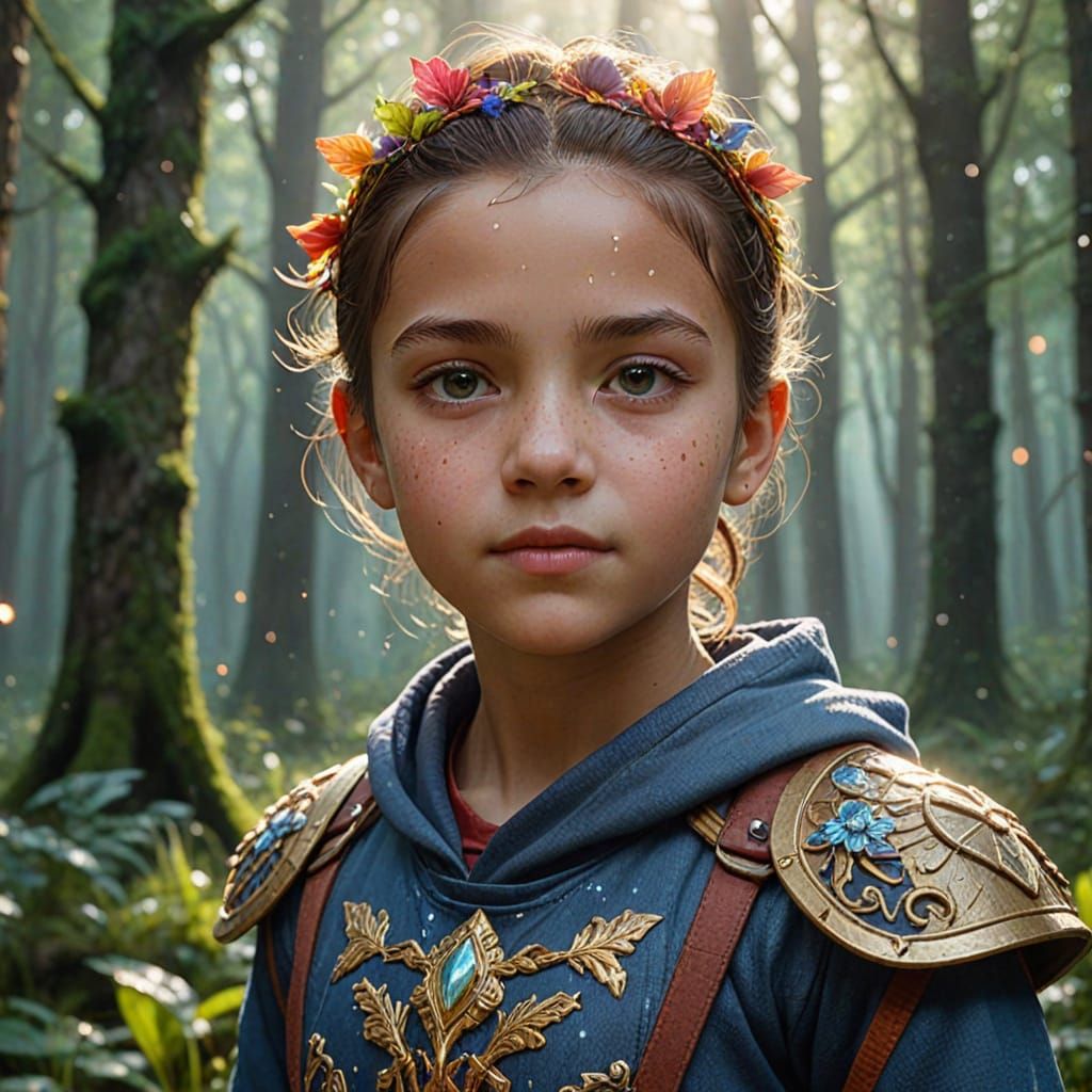 Children Celebrate Children's Day in Magical Forest