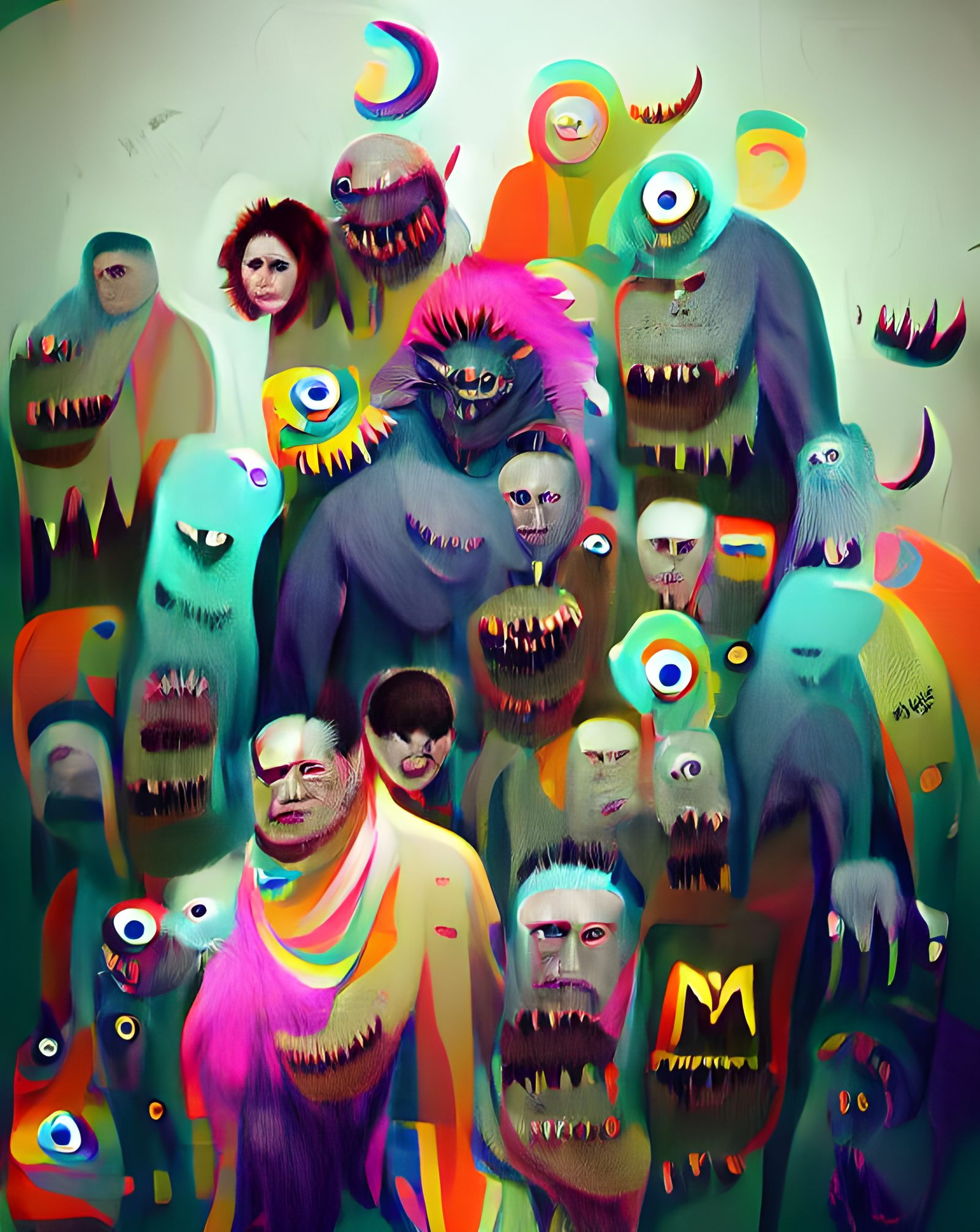 Psychedelic Monster Concept Art on Artstation