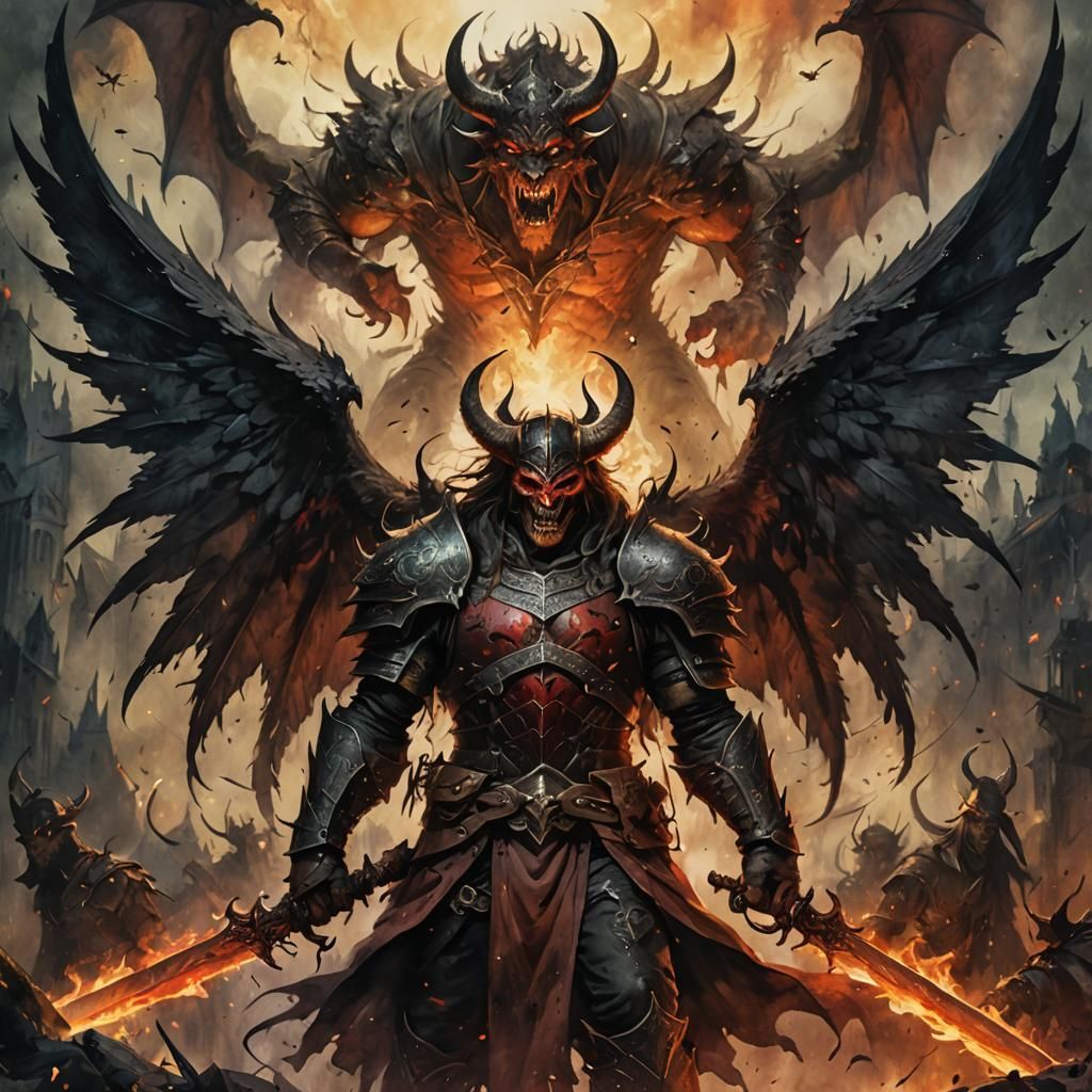 Wings of the Demon King Album Cover Art