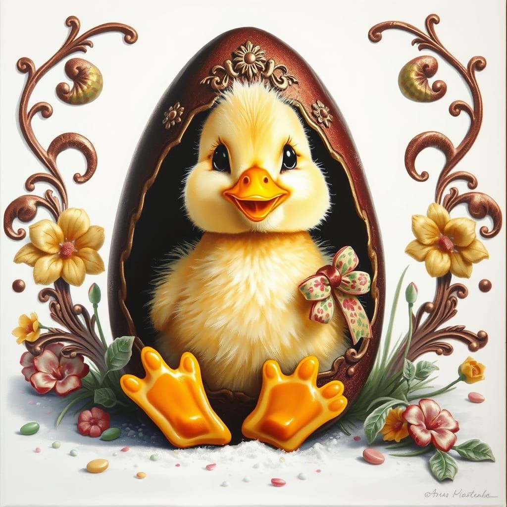 Best quality, fantasy, hyper detailed oil painting inked with delicate precision, inspired by Konstantin Razumov and Dan...