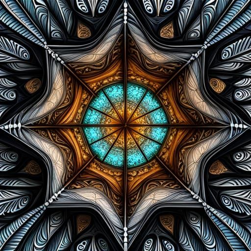 Ornate Window to an Abstract Reality