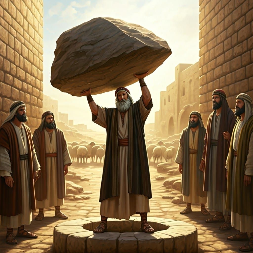 Biblical Figure Defies Gravity in Ancient Haran