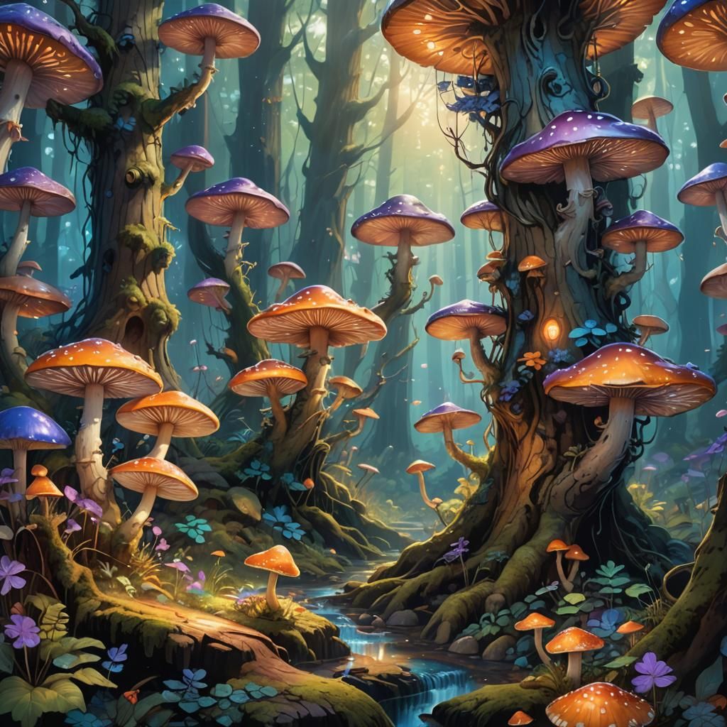 Enchanted Forest: A Whimsical Landscape in Unreal Engine