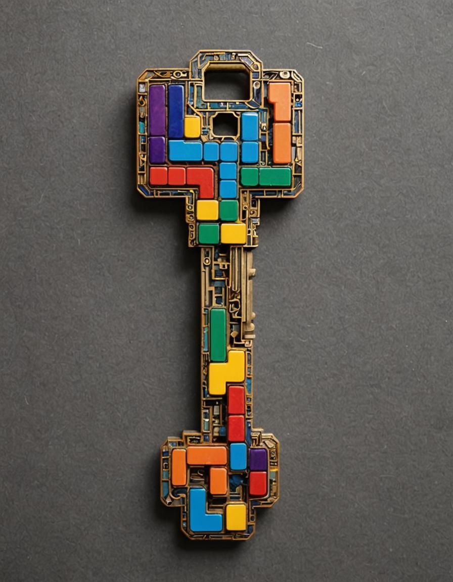 Intricate Tetris Key Design
