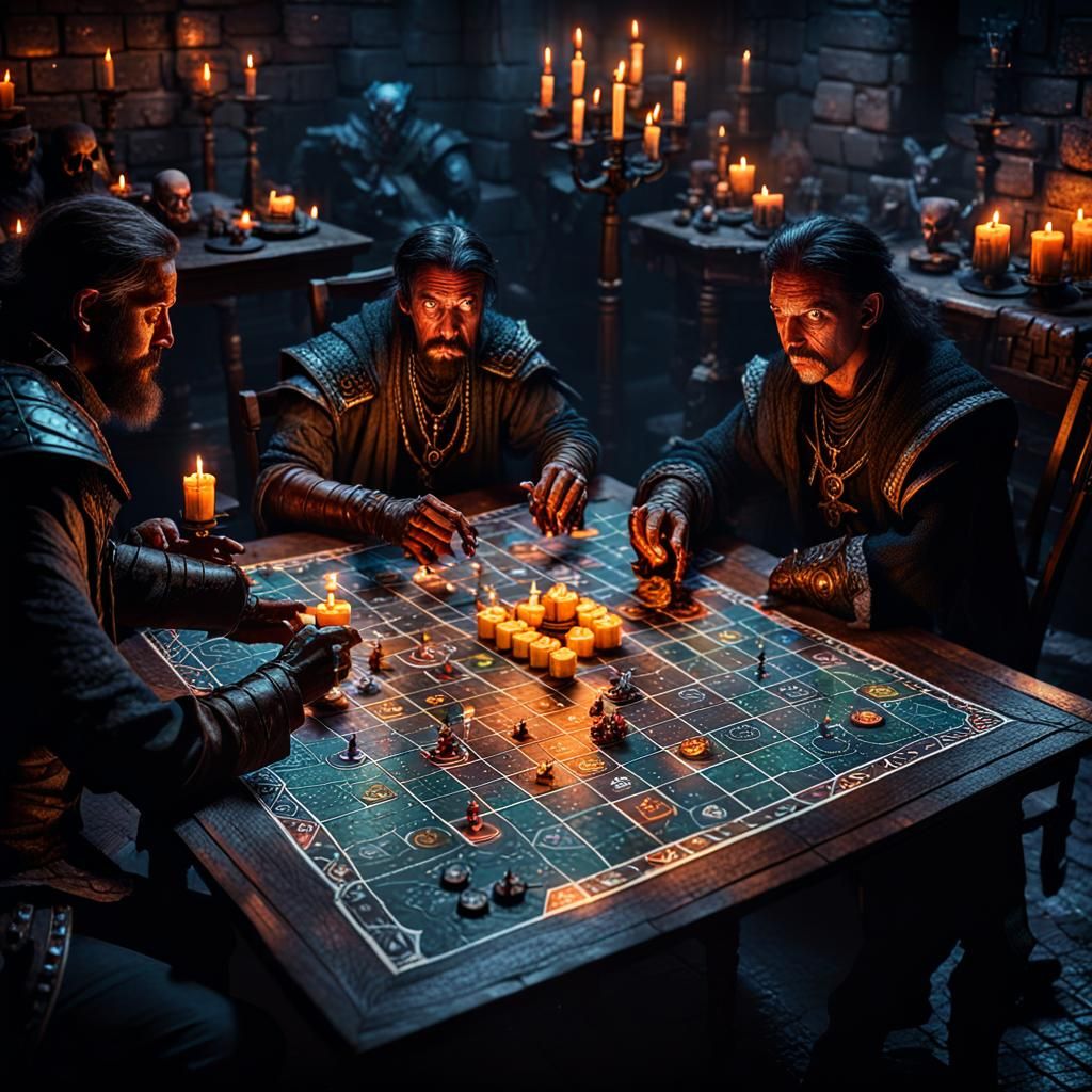 Spooky Dungeons and Dragons Game Night