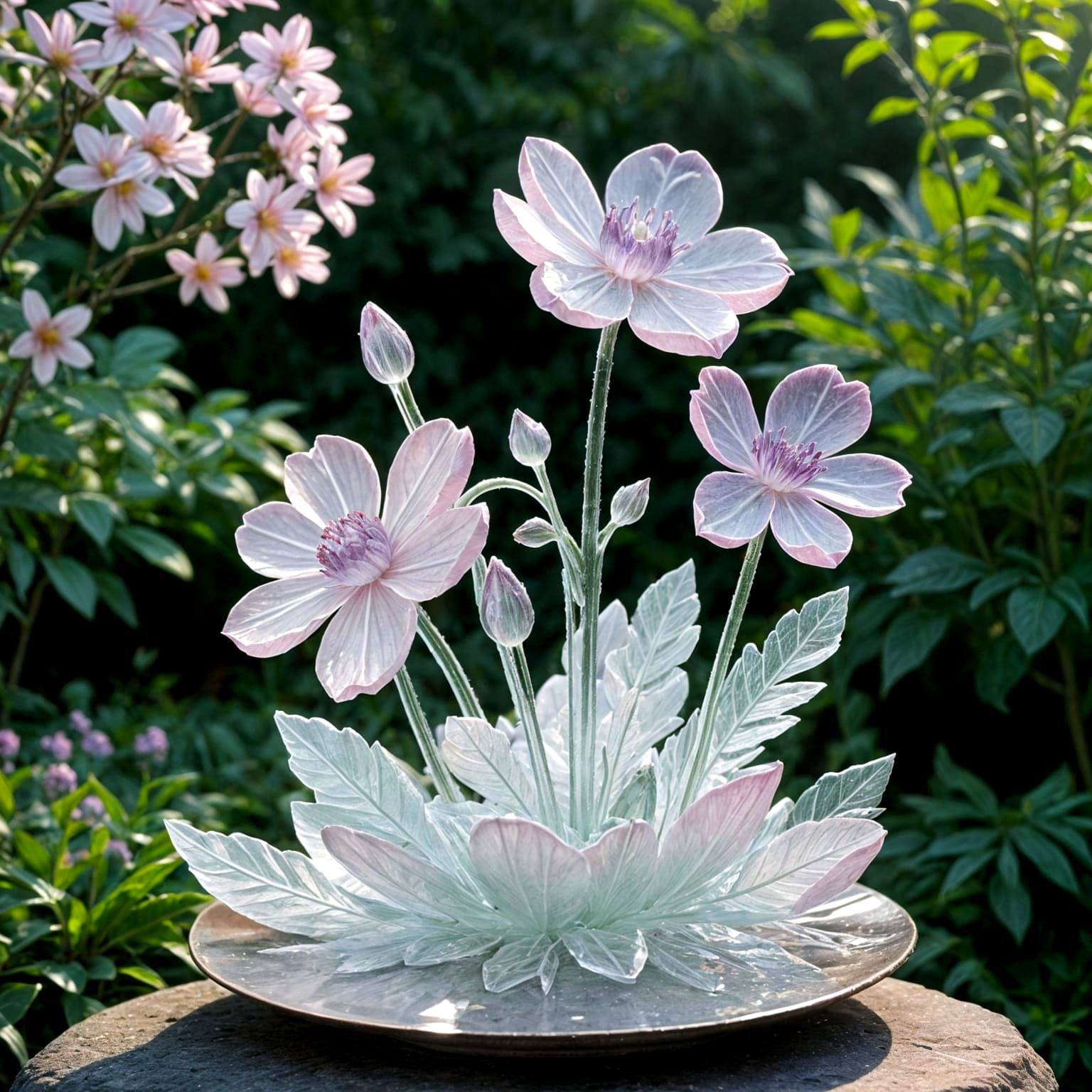 Pastel Ice Floral Wonderland