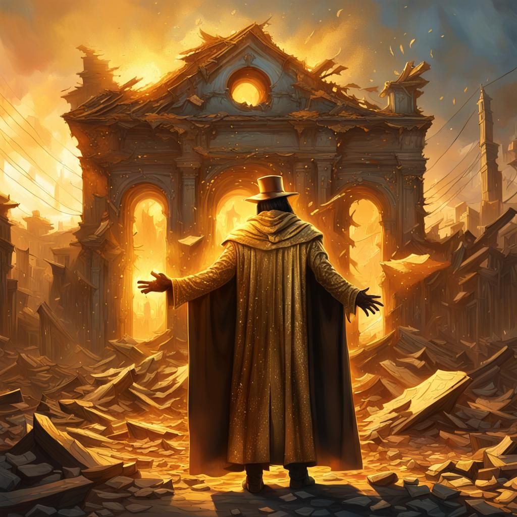 AFTERMATH MAGE lifting towns from rubble