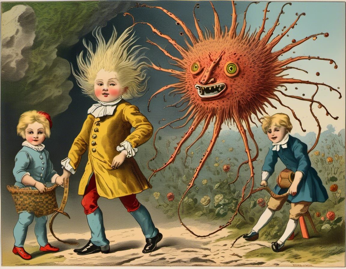 Struwwelpeter (shockheaded Peter), german victorian children's book character