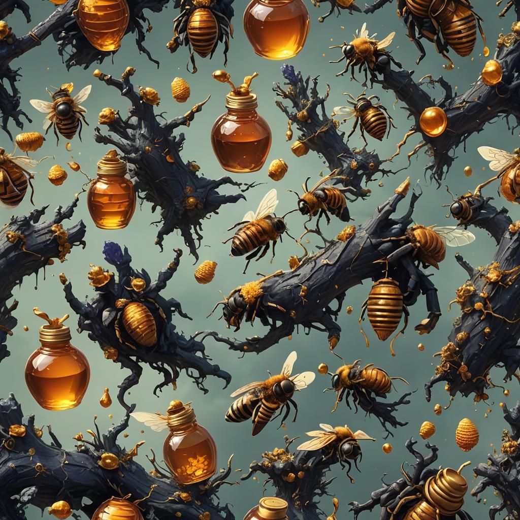 Fantastical Honey and Poison Concept Art