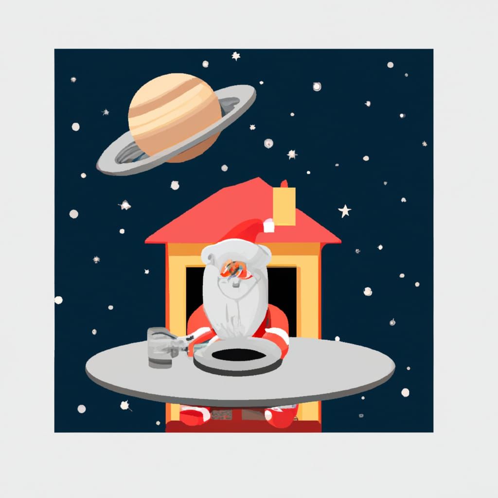 Santa Claus in Interstellar Home