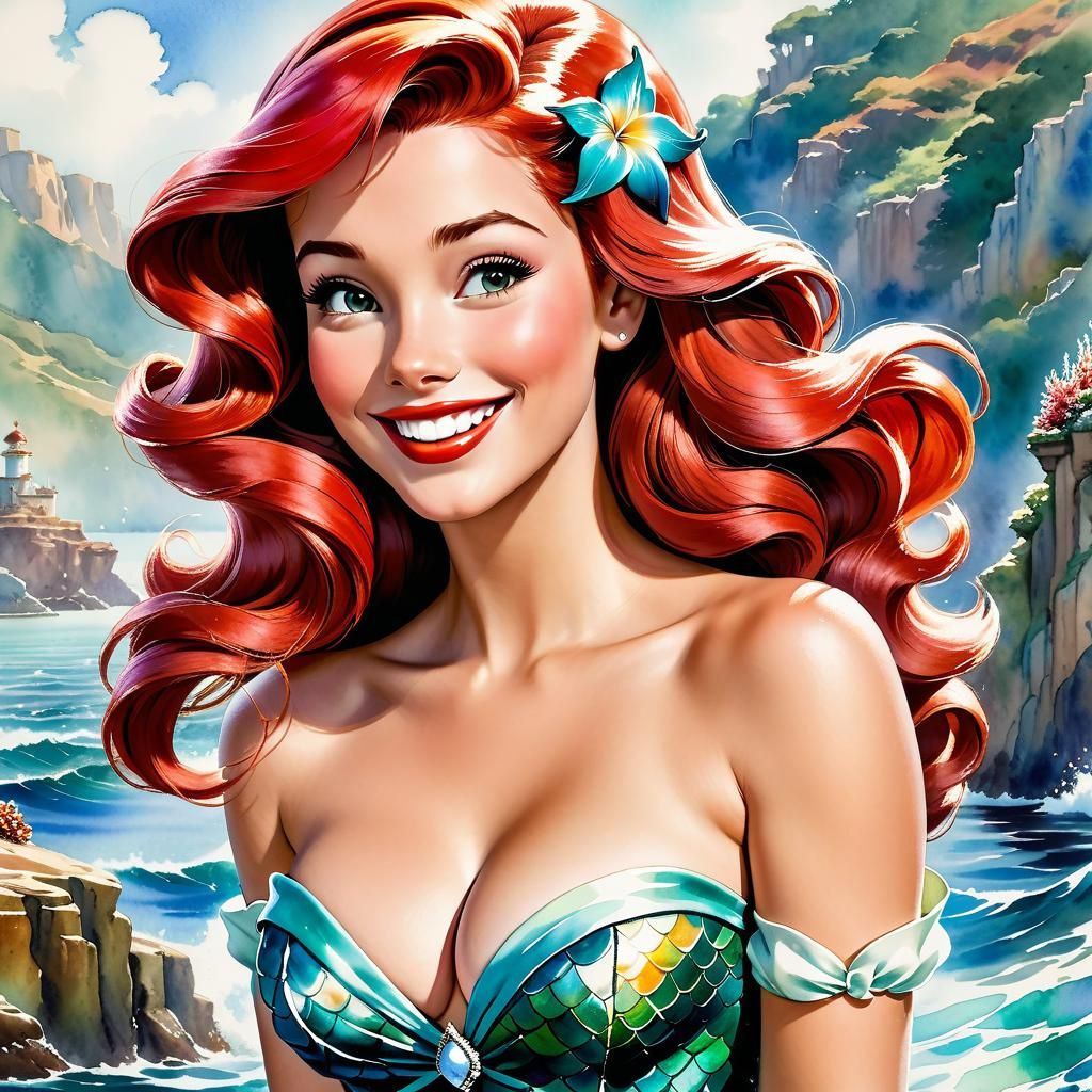 Ariel the little mermaid