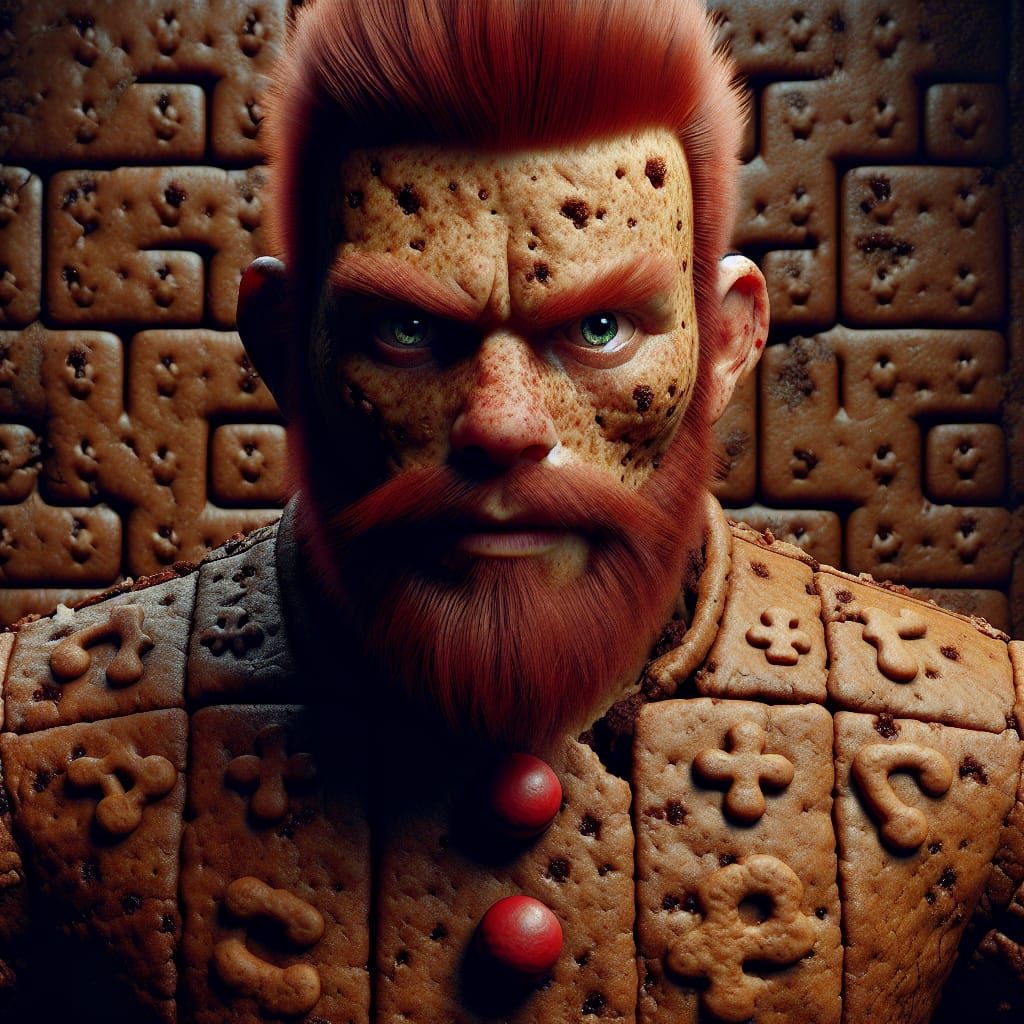 Gingerbread Man in Warm, Moody Light