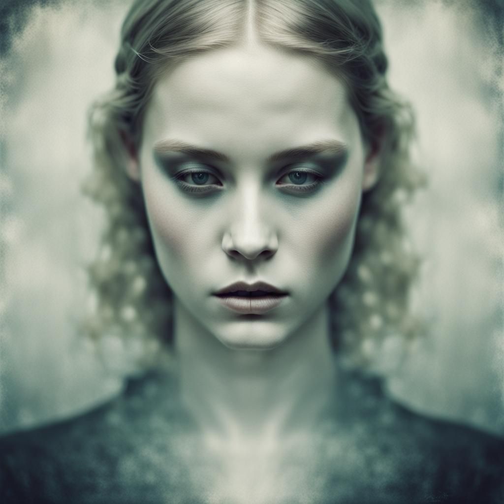 Britt Marling Double Exposure Portrait in Roversi Style