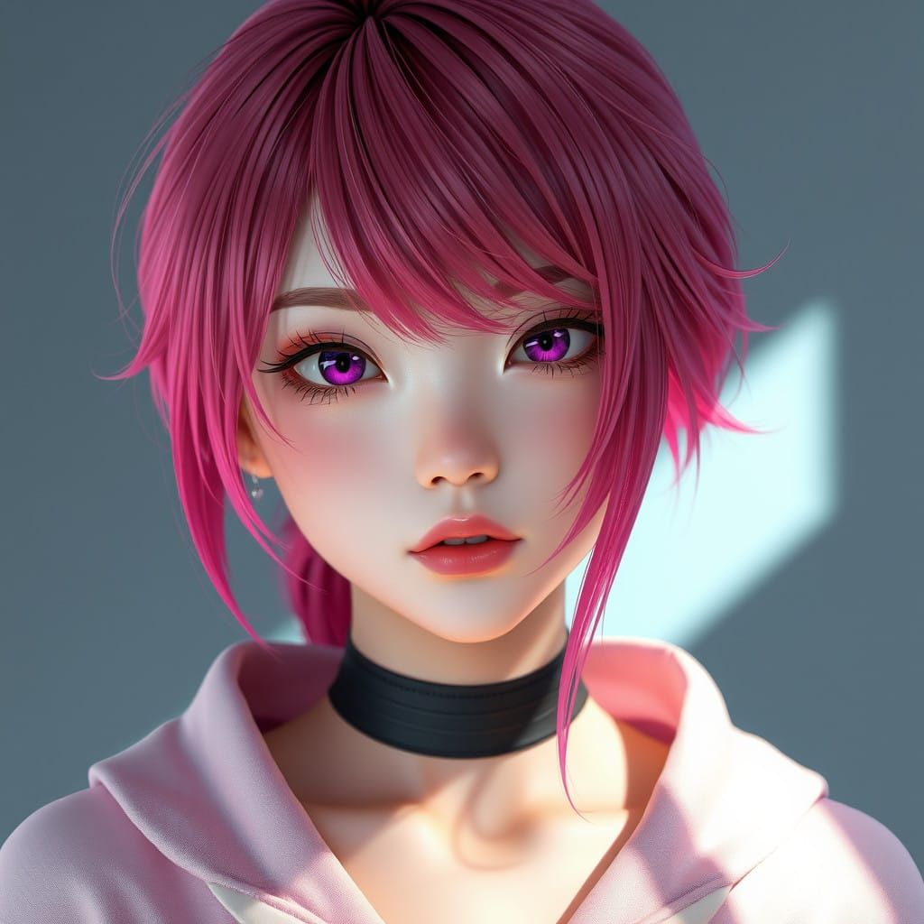 Vibrant Young Avatar in Stunning Realism