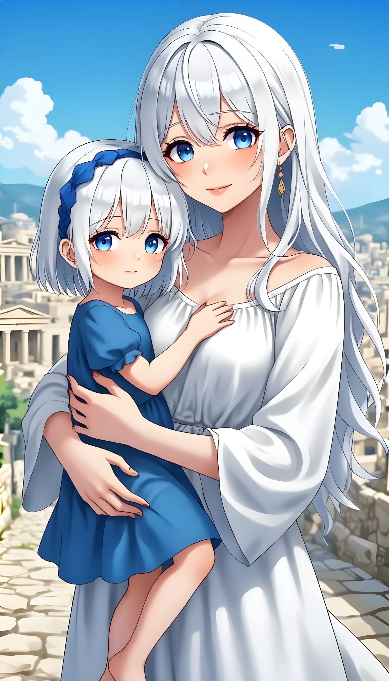 Mother and Daughter in Ancient Greece, Anime Style