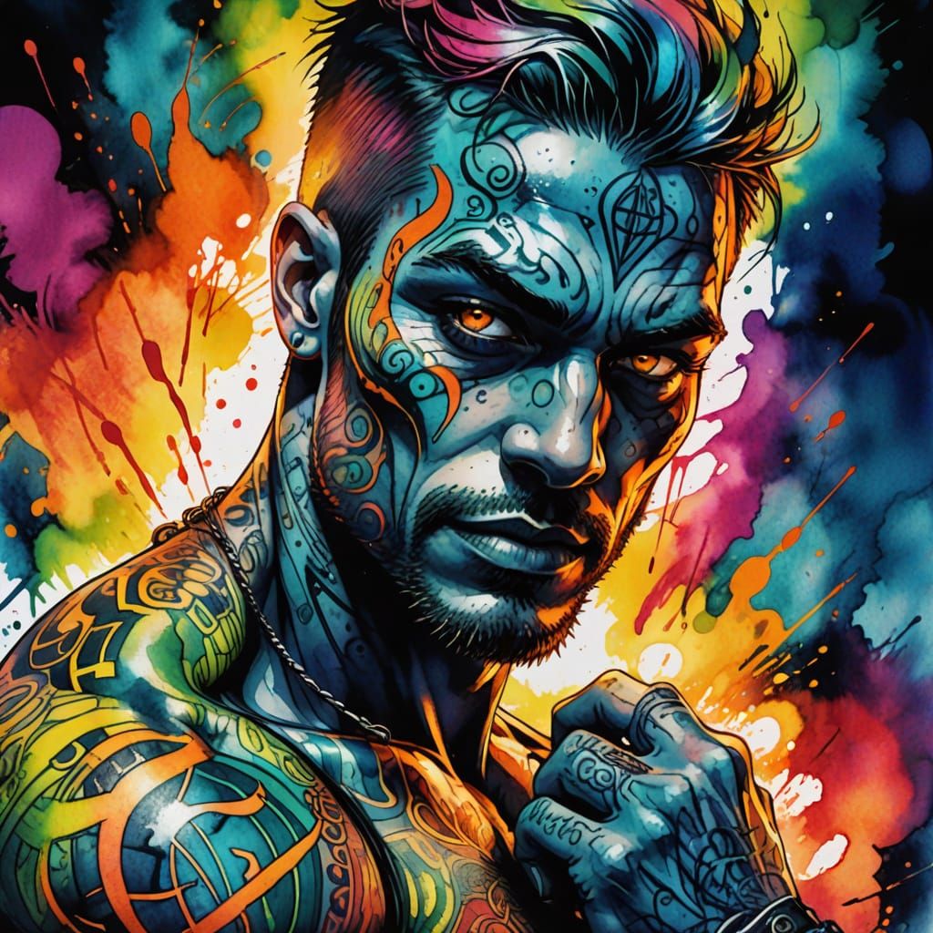 Ink: Rebellious X-Men in Watercolor