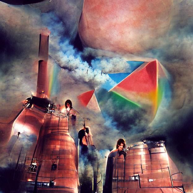 Psychedelic Pink Floyd Graphic
