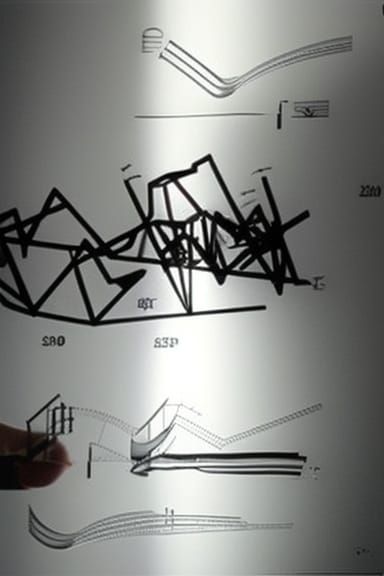 Complex 3D Graphic Score with Geometric Elements