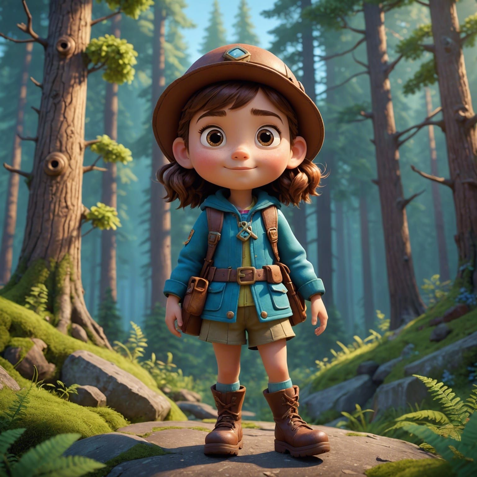 Sally The Adventurer as a kid