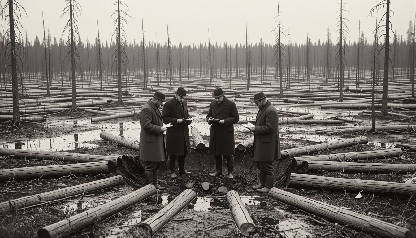 Siberian Expedition Investigates Tunguska Blast Site in 1920...