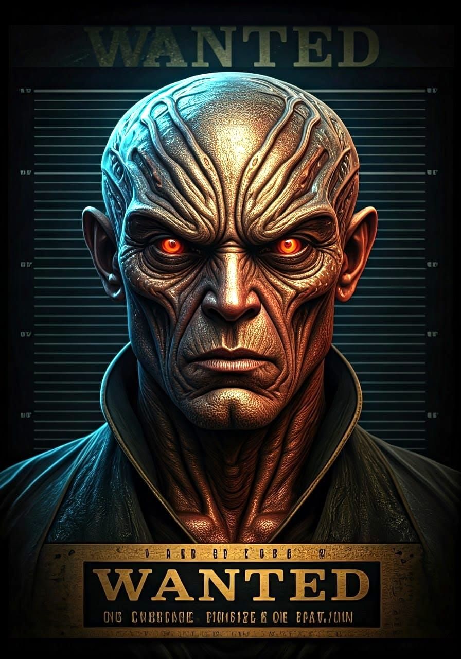 WANTED - "Chromo", space criminal