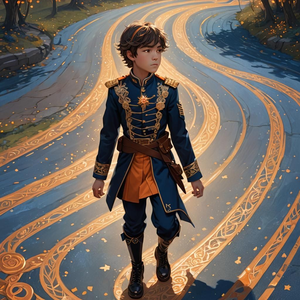 Magical Student Ready to Sprint: Fantasy Concept Art