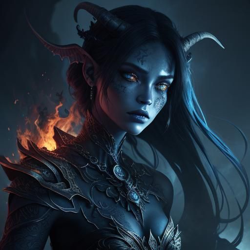 Ethereal Temptress: Flames of Desire