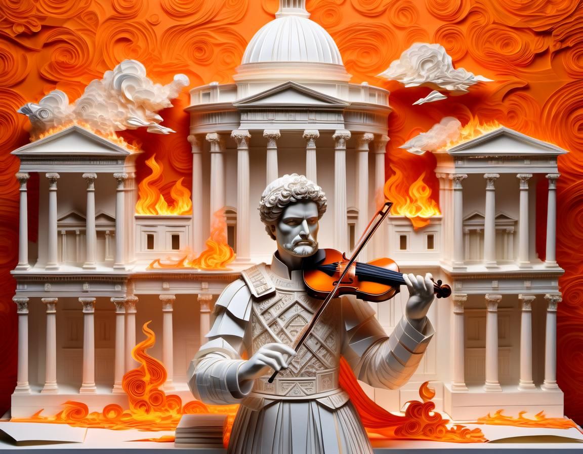 Emperor Nero | Fiddling While Rome Burns