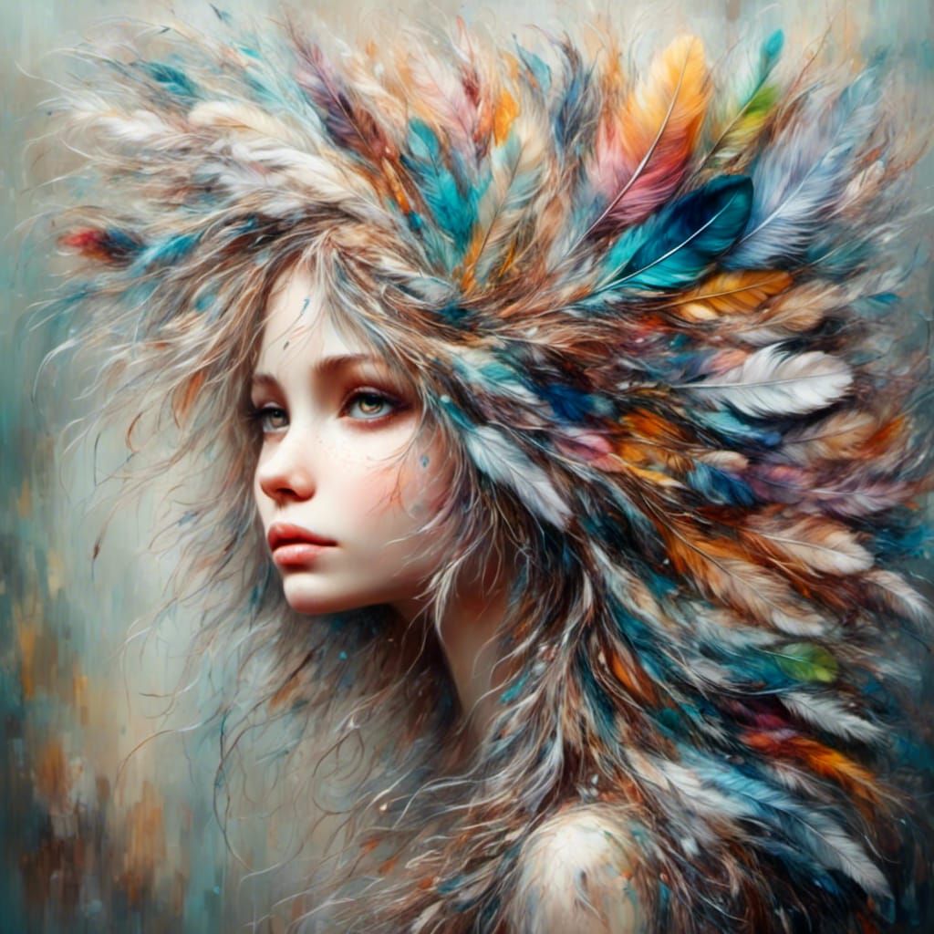 Had my hair feathered...