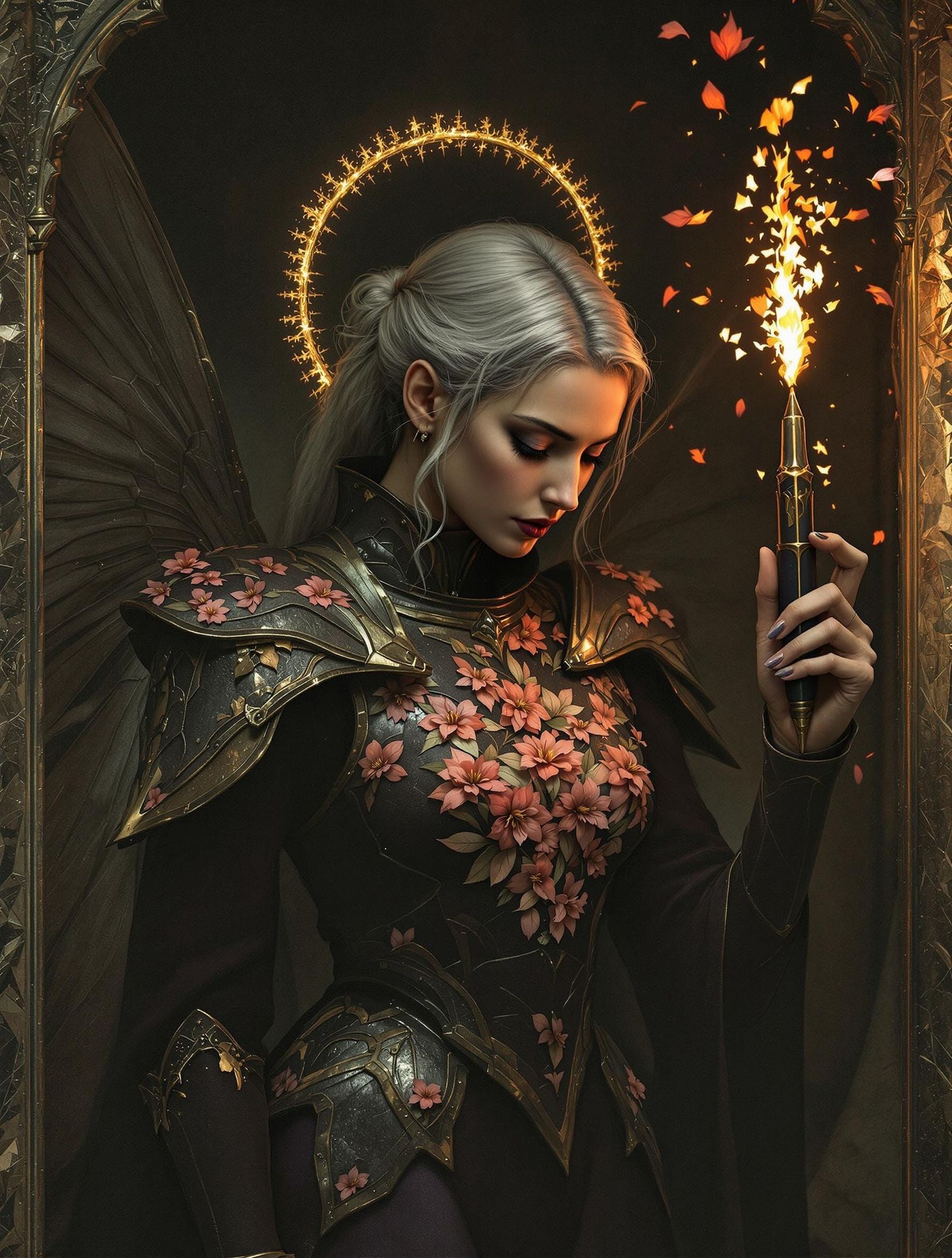 Fading Fairy-Knight in Velvet Reliquary