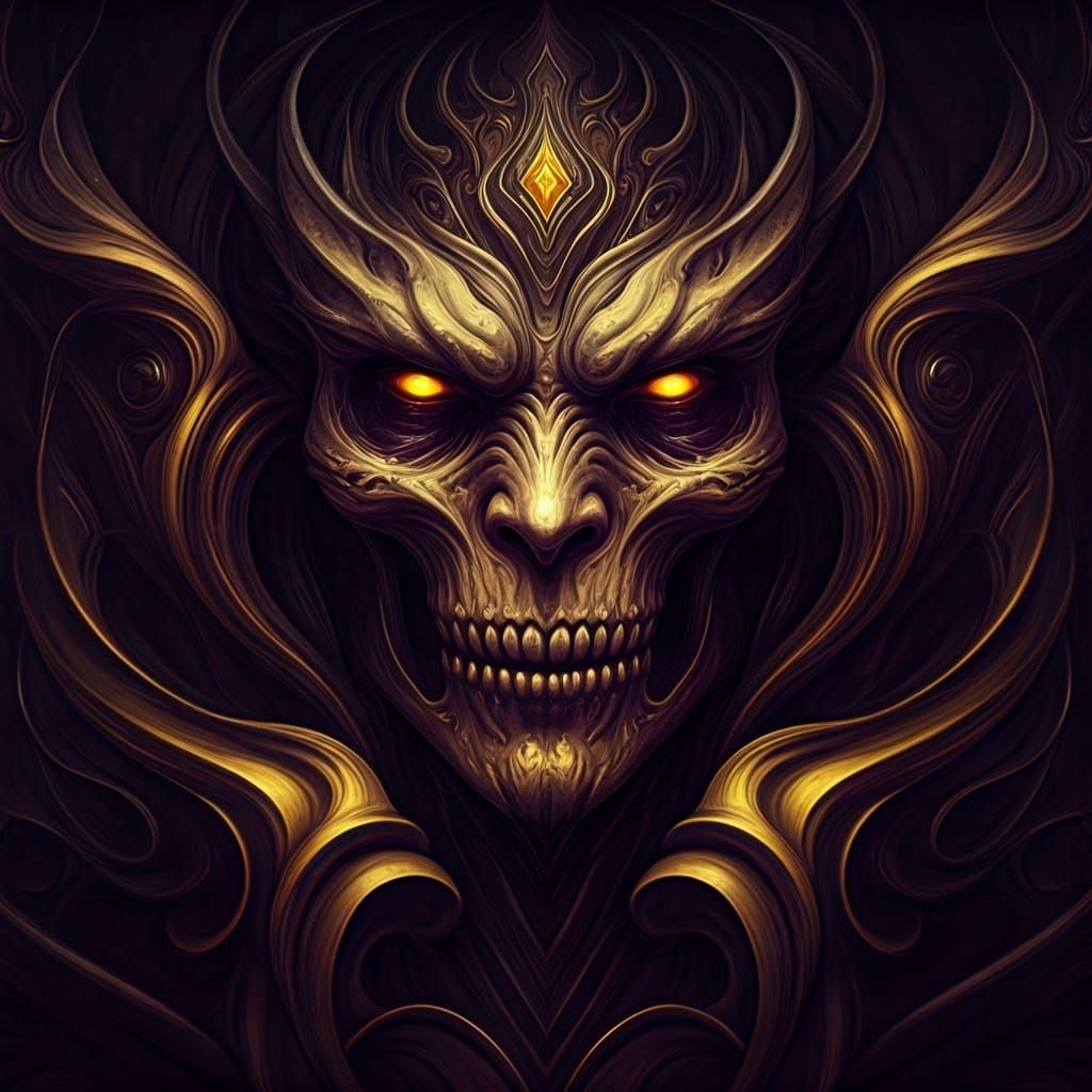 Dark Fantasy Art Nouveau Concept Art