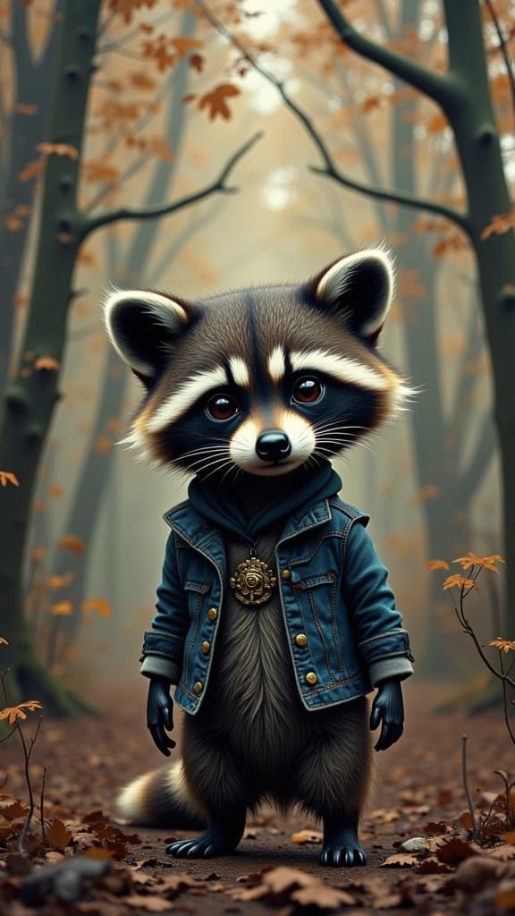 Fancy  racoon