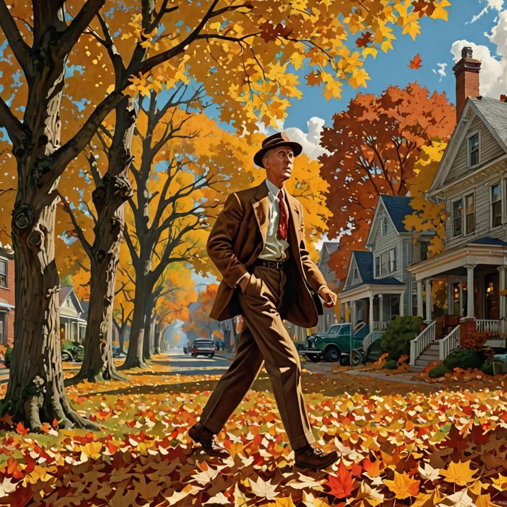 "Crossing Over" (Norman Rockwell)