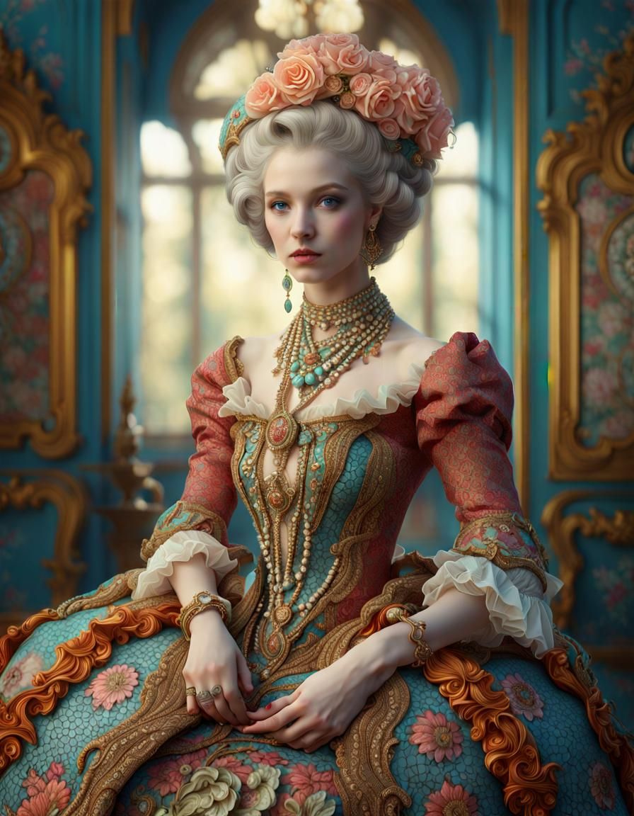 mademoiselle rococo style